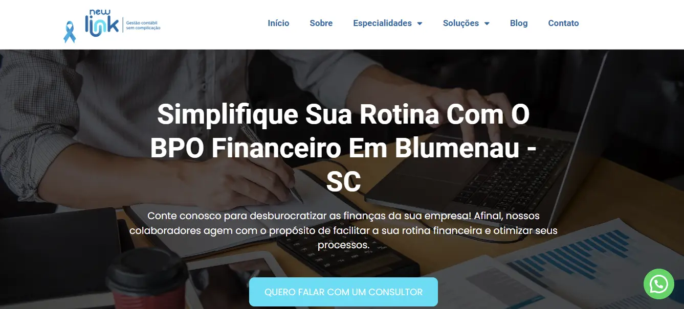 Bpo Financeiro Em Blumenau Sc - New Link